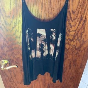 Spaghetti strap crop top